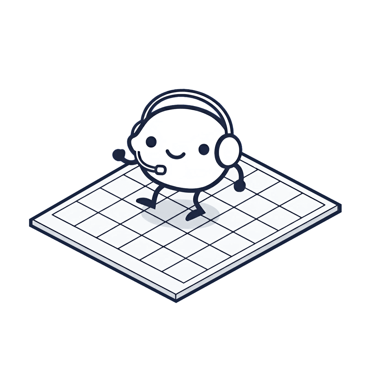 Yuzu mascotte met headset - AI gesprekken